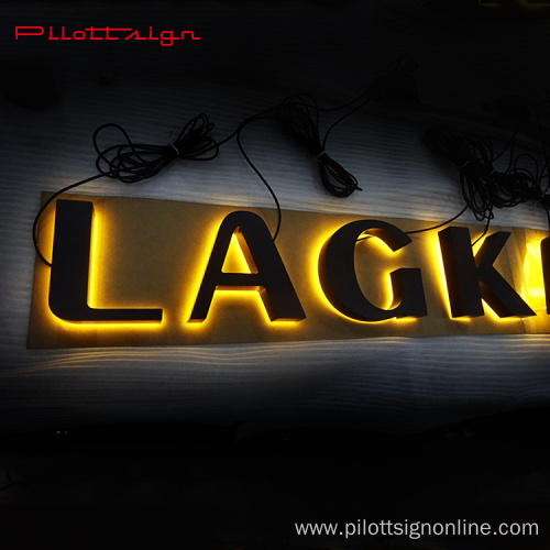 Factory Supply Lighting Display Aluminum led Letters sign